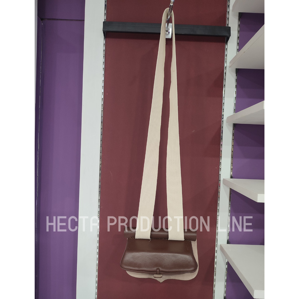 18th Century Revolutionary War Cartridge Box – Genuine Brown Leather Replica