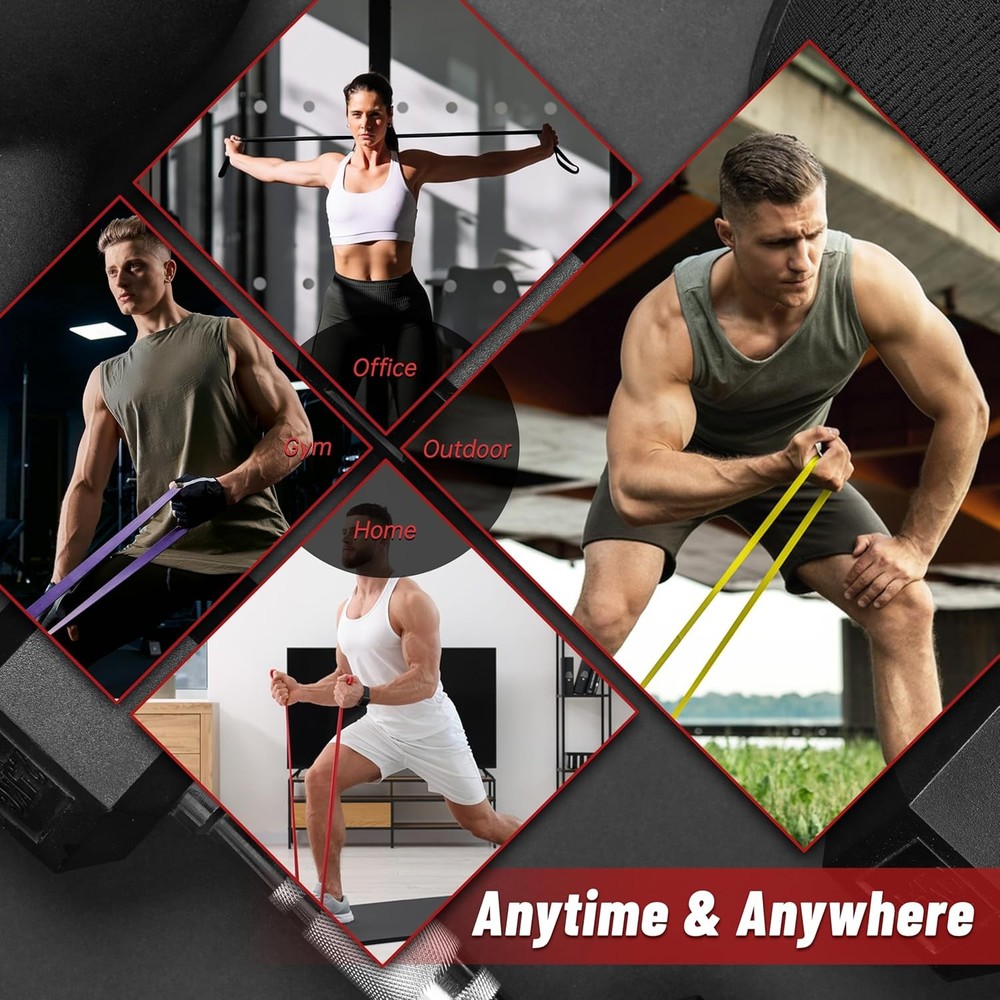 Pull Up Assistance Bands, 5-Level Resistance Bands for Working Multicolor