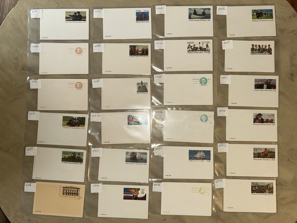 Used And Unused Postcards