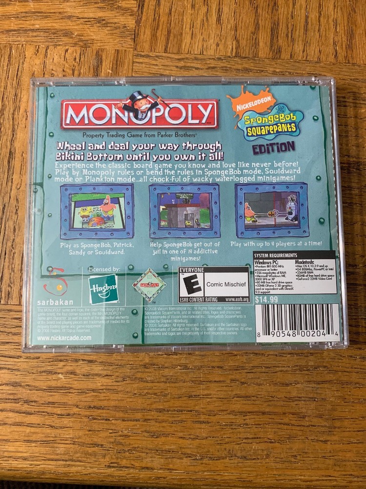 Spongebob Monopoly PC Game