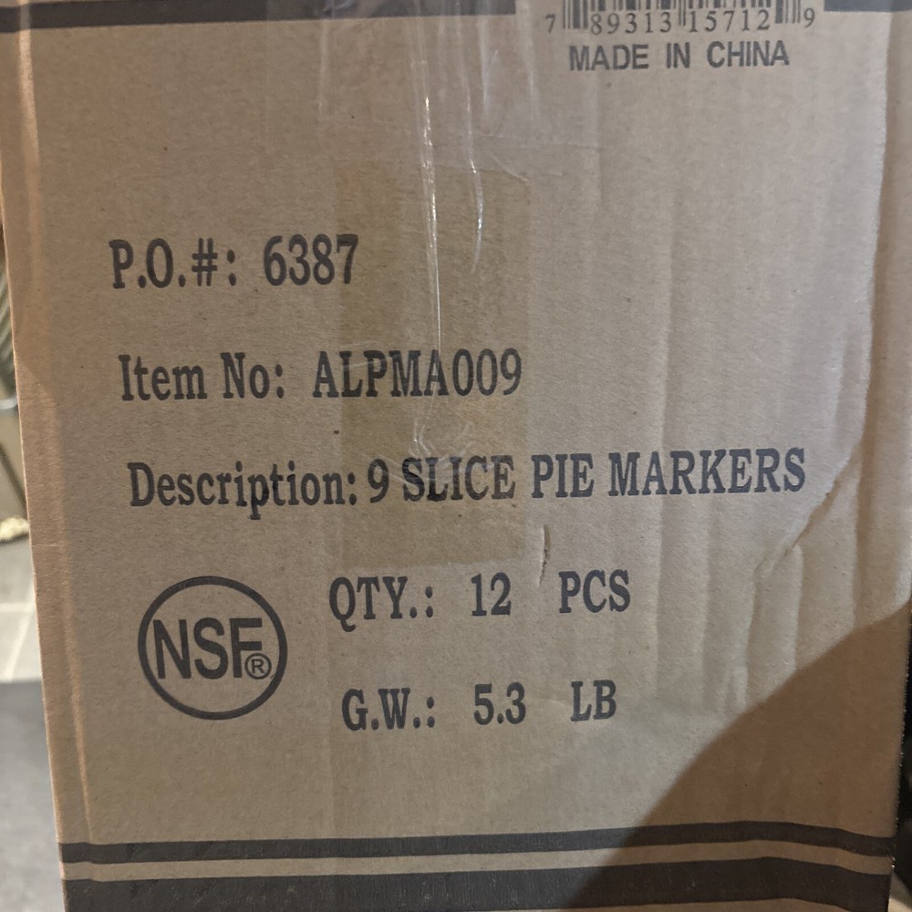 SLICE PIE MAKER, 9 CUT Thunder Group