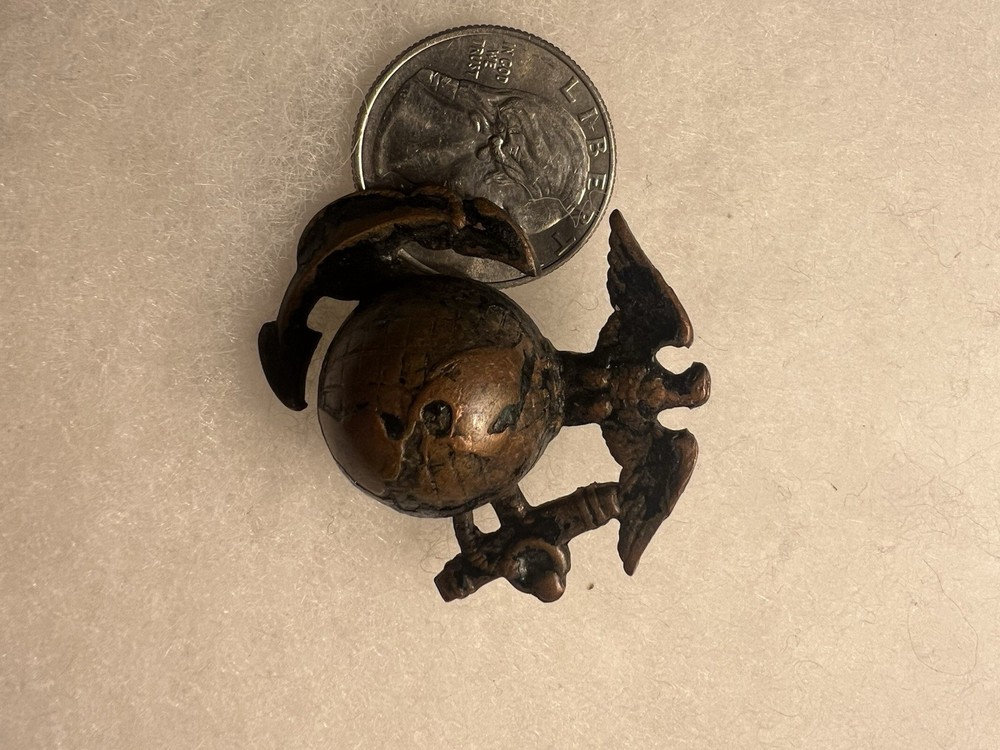 Pattern 1920 Service Enlisted Cap EGA Emblem USMC.