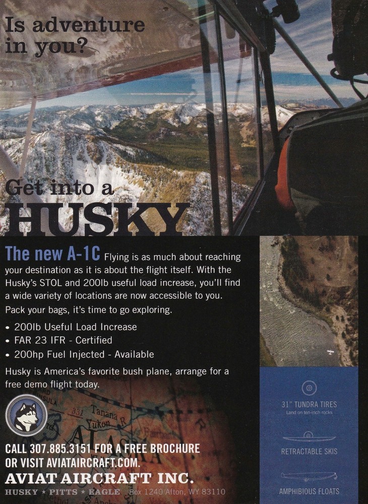 Husky Aircraft Ad 9/1/2025m