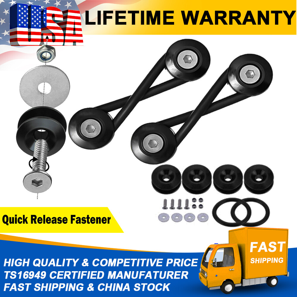 JDM Bumper Quick Release Holders Front Rear Fastener Trunk Band Fender Clip Kit