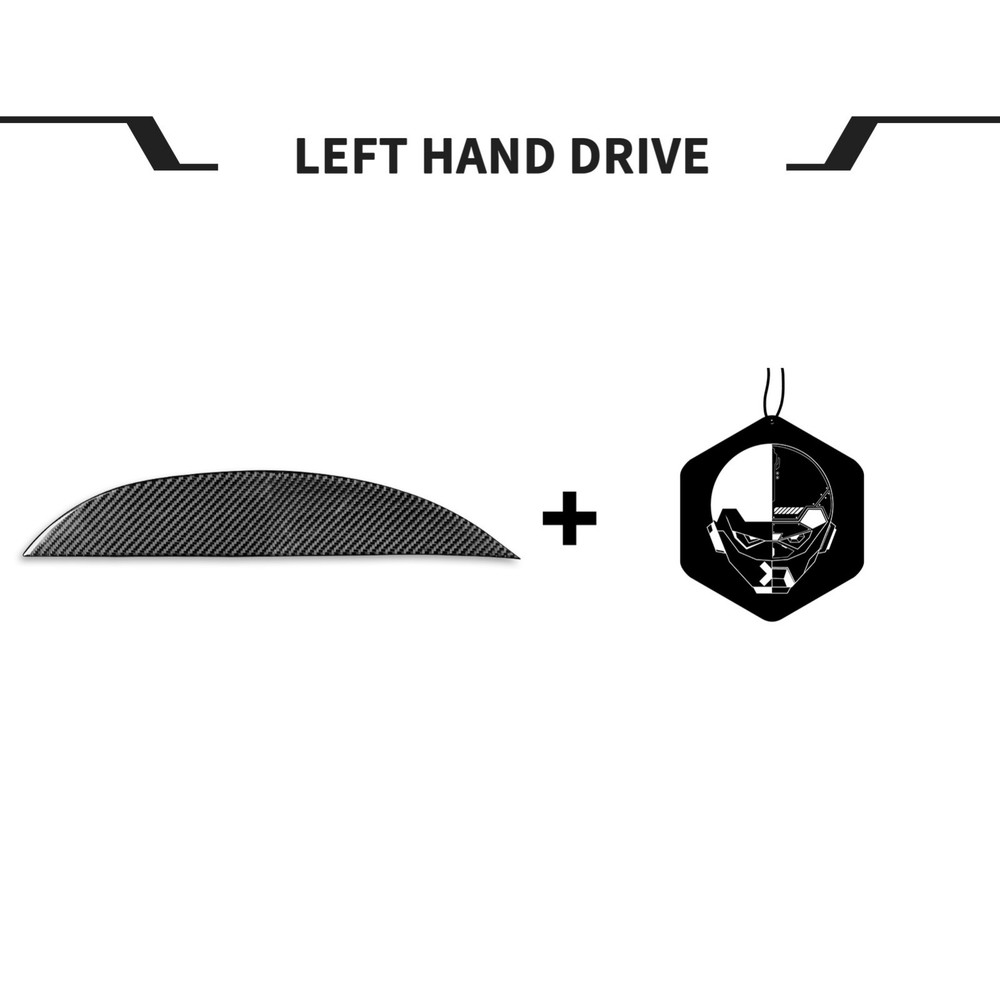 For Ford Mustang 96-03 LHD Carbon Fiber Interior Dashboard Co-pilot Panel Cover