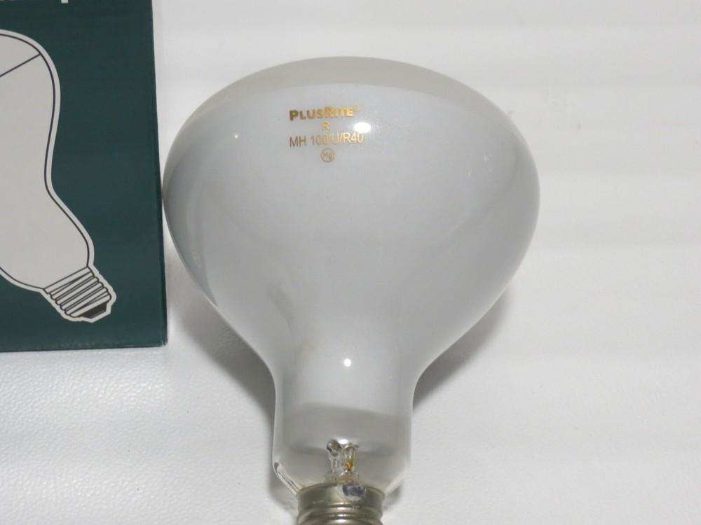 PLUSRITE MH100/R40/U/70° METAL HALIDE BULB LAMP E26