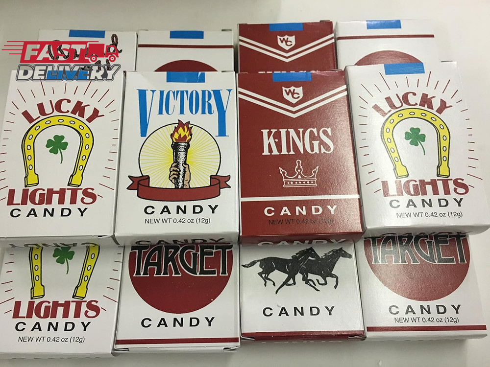 12 PACKS CANDY CIGARETTES