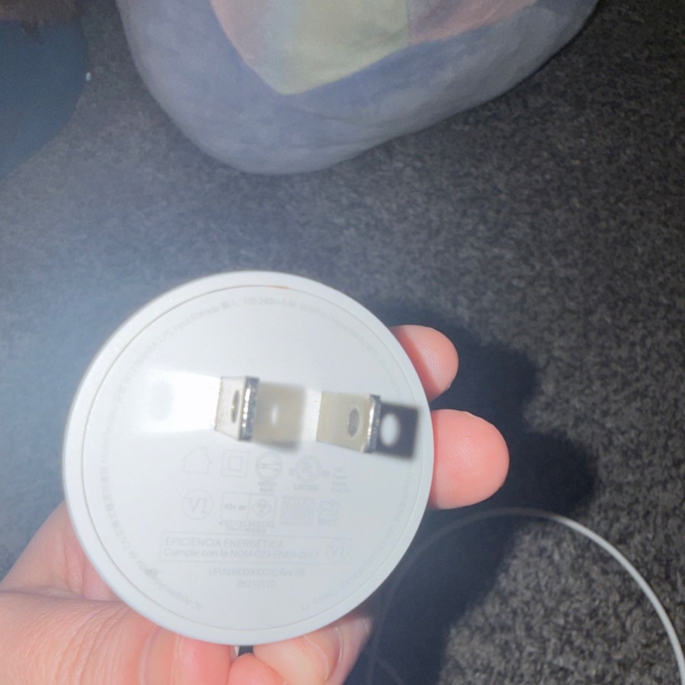 Google Home Mini Smart Speaker Gray, Type A Plug, Google Assistant