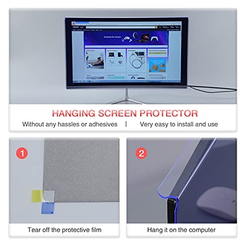 Privacy Screen Filter 24" Hanging Computer Privacy 24" WIDESCREEN (16:9)