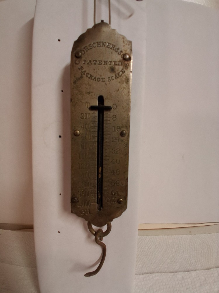 FORSCHNER AND SONS PATENTED PACKAGE SCALE