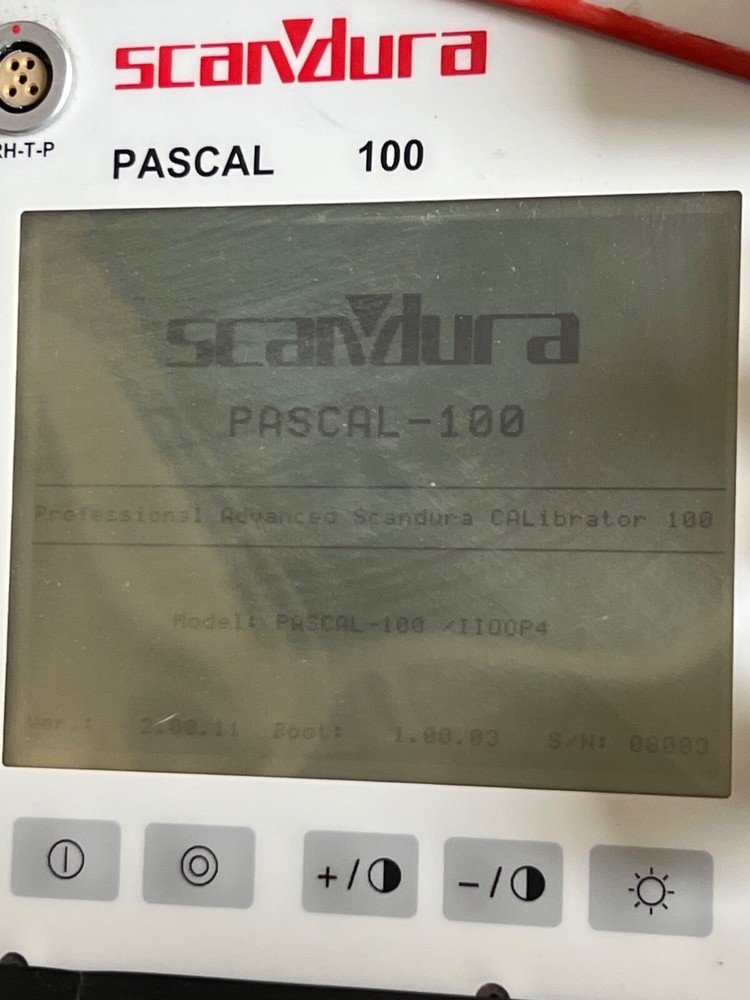SCANDURA PASCAL-100 MULTICHANNEL CALIBRATOR (NEED TO REPLACE BATTERY)