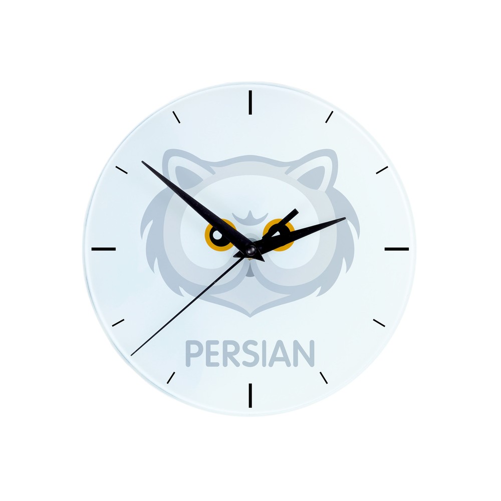 Persian clock with a cat Art-Dog