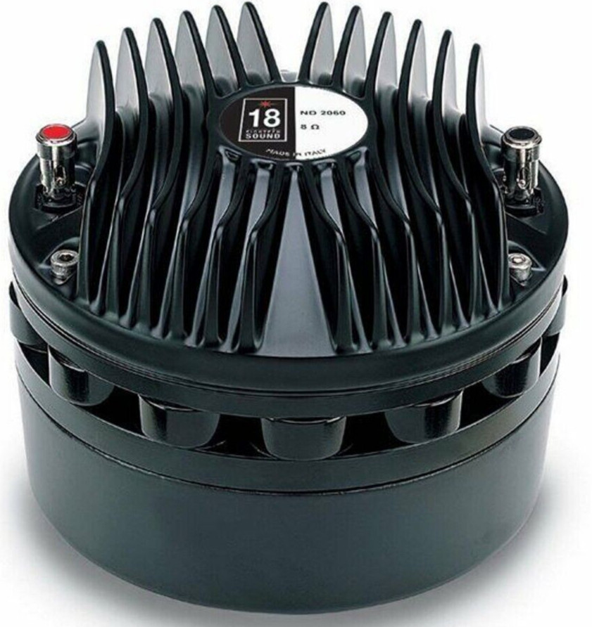 18 Sound ND2060 2" Exit neodymium High Frequency Compression Driver 200W 8-Ohm.