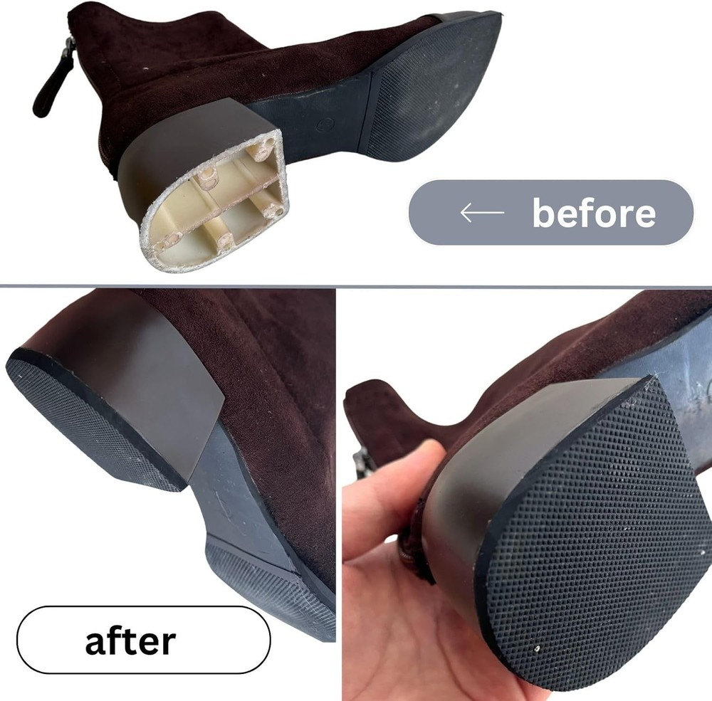 Durable Extra Large Heel Protector Pads – 4mm Thickness for Shoe Longevity