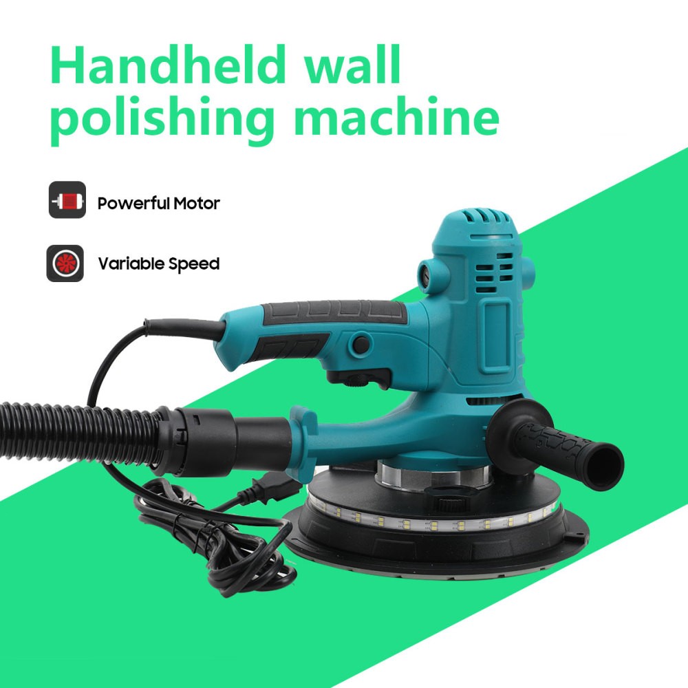 710W Portable Drywall Sander Machine Polishing Machine Variable Speed + Vacuum