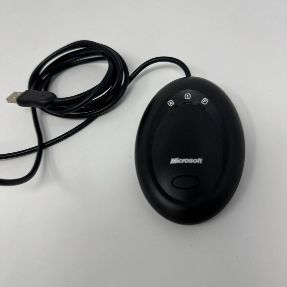Microsoft 1028 Black Wireless Desktop Optical Desktop Receiver 2.1