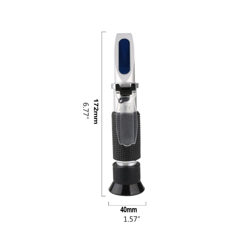 Lightweight Refractometer with ATC 0-32％ Alcoholometer Meter Wine Easy Operation