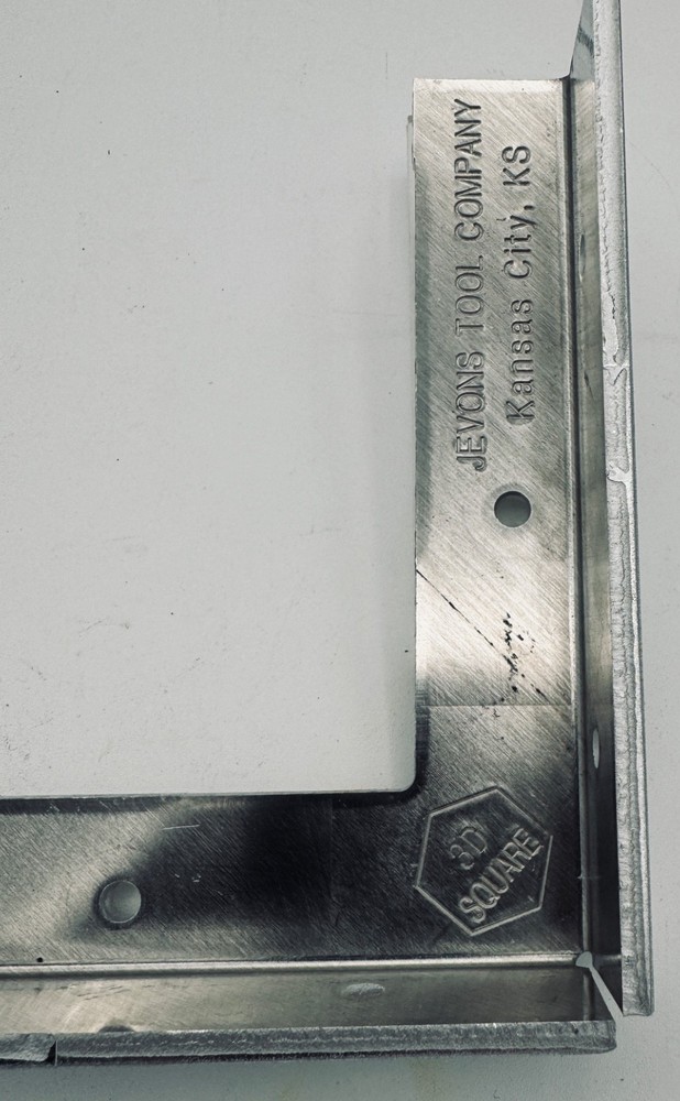 Jevons 3D Square Aluminum 6" per side 4 Pack