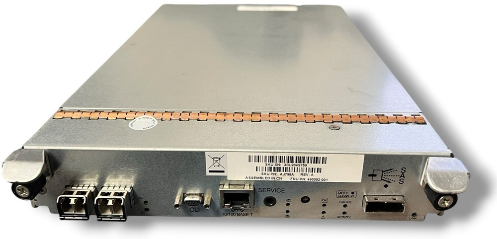 HP AJ798A 490092-001 StorageWorks Smart Array Controller w/ 2x SFP - TESTED!!