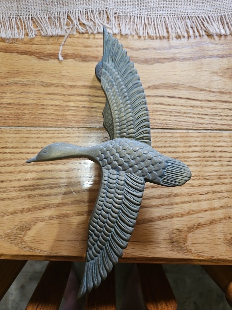 NAUTICAL, WATER FOWL, SOLID BRASS DOORKNOCKER