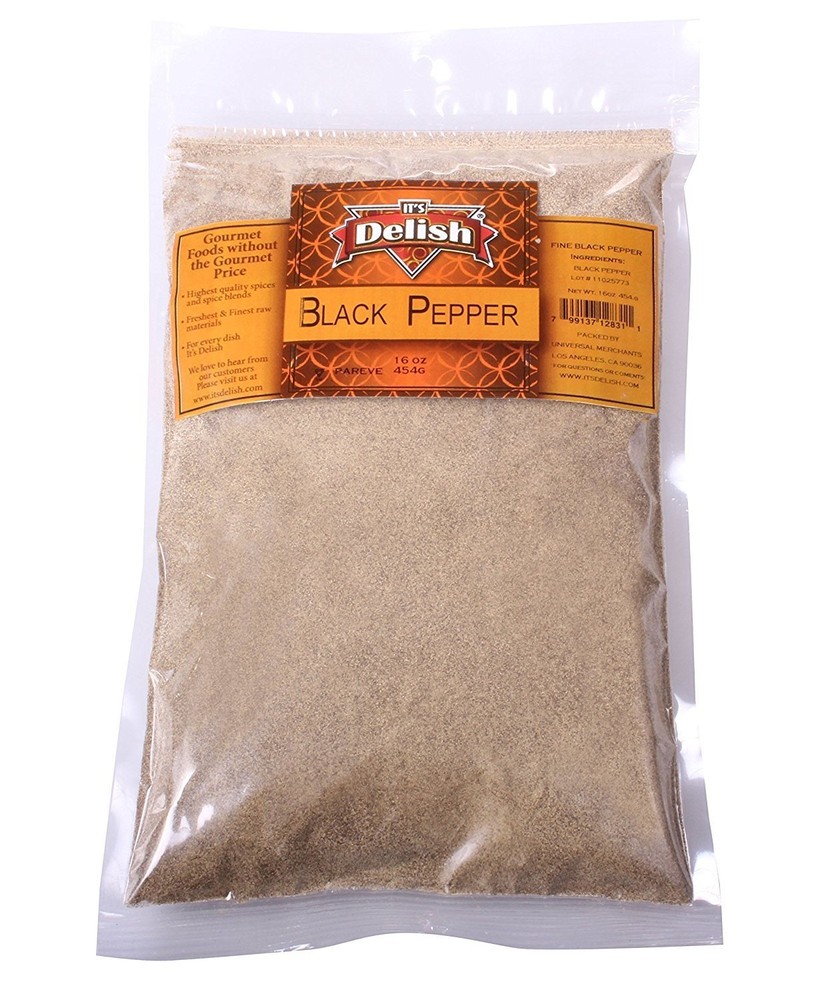 Black Pepper by Its Delish (Fine ground, 10 lbs)
