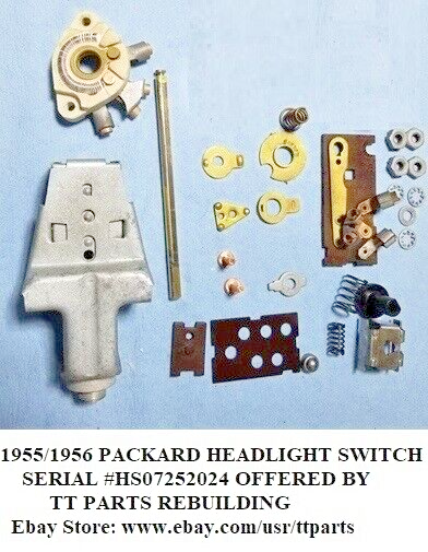 1955/1956 PACKARD HEADLIGHT SWITCH TESTED & WORKS
