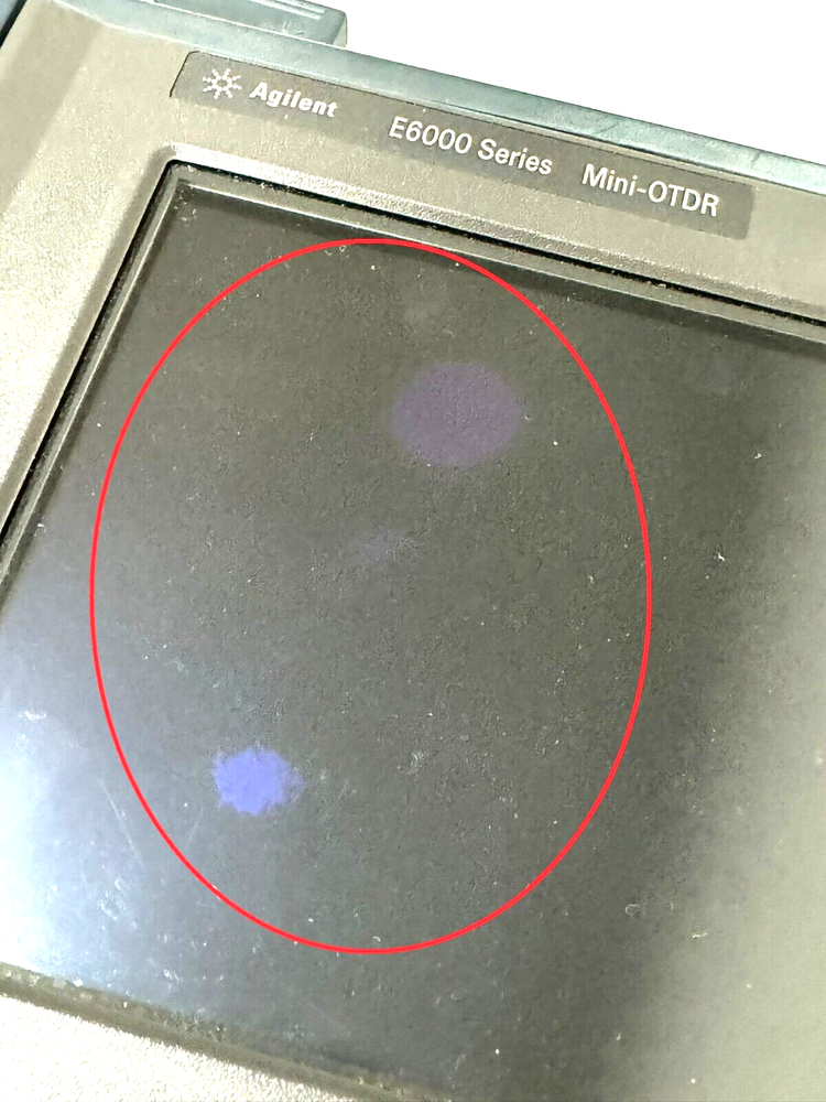 Agilent E6000 Series (E6000C) Mini OTDR w/ E60004A Module "Screen issue"