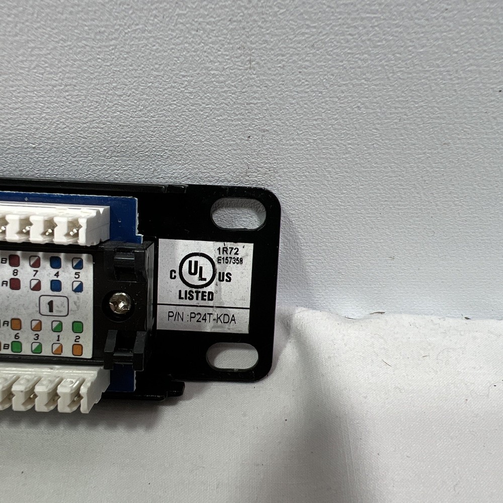 CSE 24-Port Cat5e Patch Panel, Part # P24T-KDA