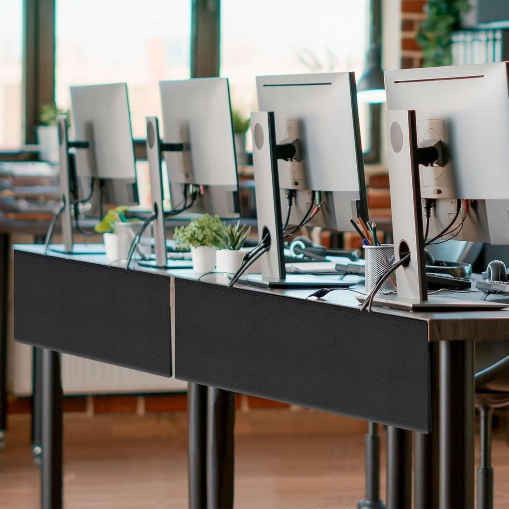 Desk Modesty Panel Wire Organizer Long-Lasting Oxford Material