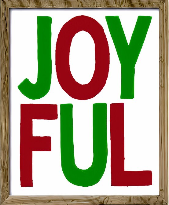 JOYFUL  Christmas -MAGNET