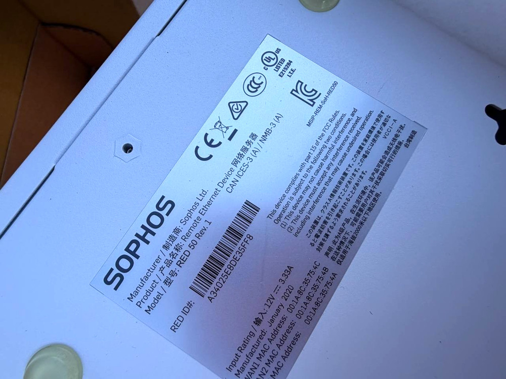 SOPHOS RED 50 Remote Ethernet Switch #2