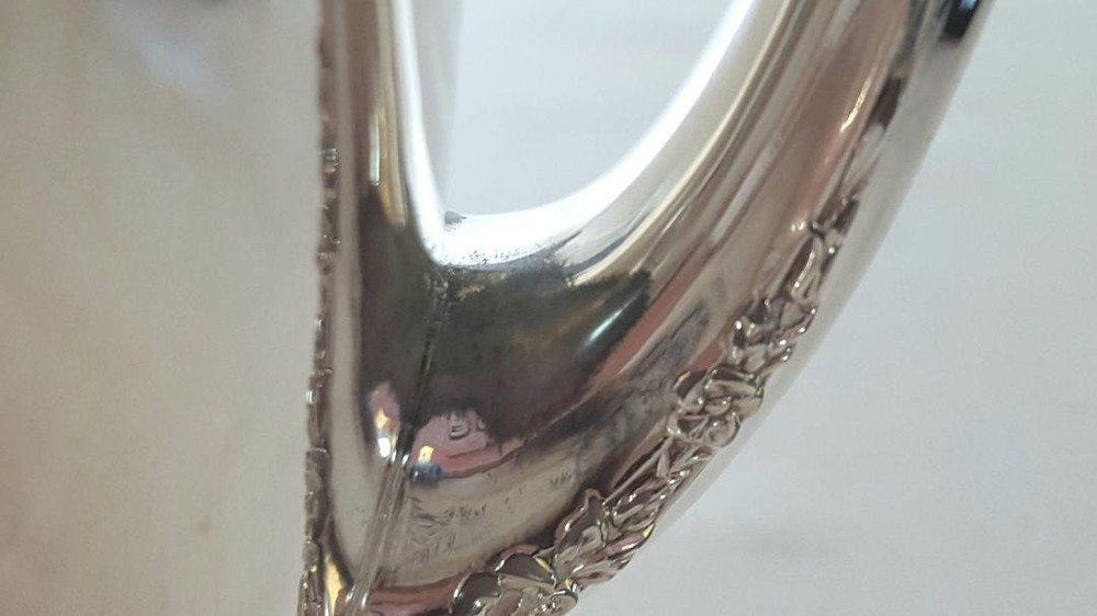 Lovely Embossed Vintage SILVERPLATE COFFEEPOT, Rogers Bros., 2301