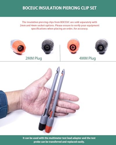 Heavy Duty Wire Piercing Probe Insulation Piercing 4mm Plug(Extended Edition)