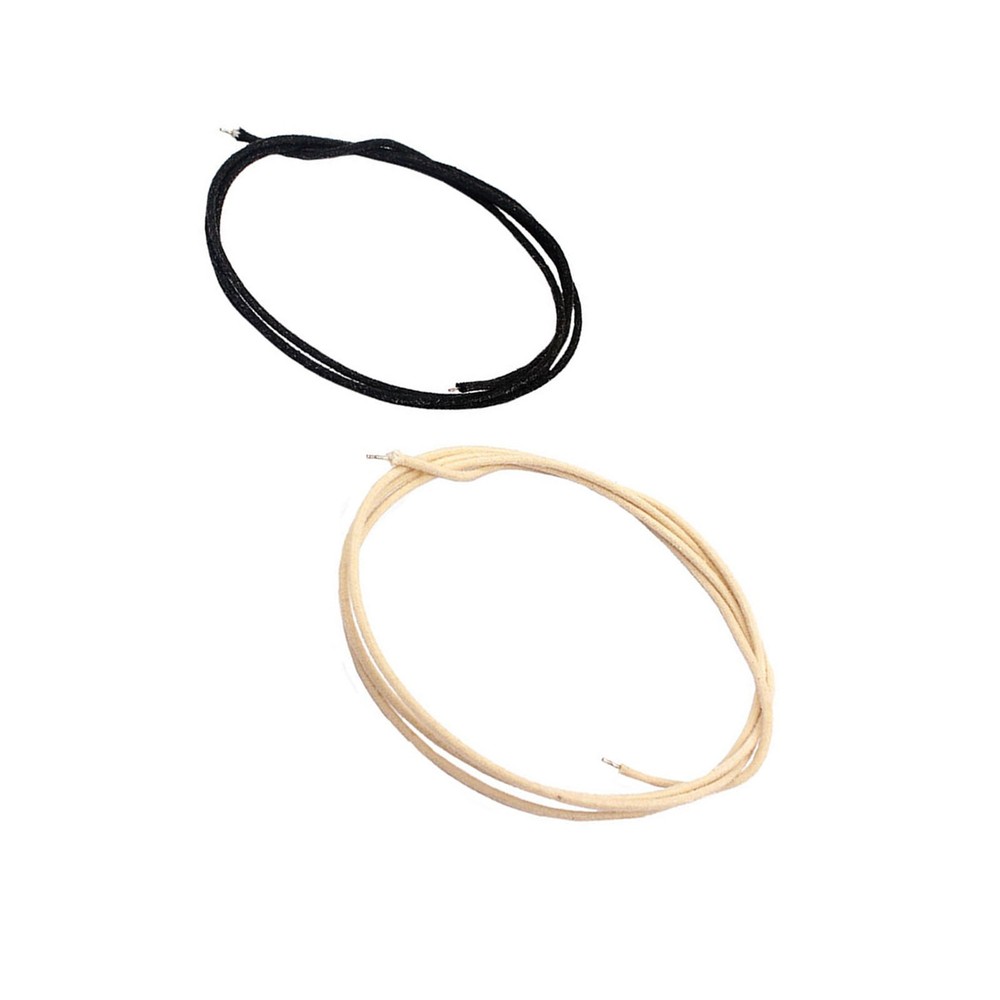 Black And White Single-core Copper Wire 1 Meter 2 Sets GU403