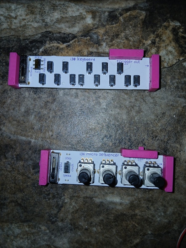 Korg LittleBits Modular Analog Synth Kit 6 piece lot..