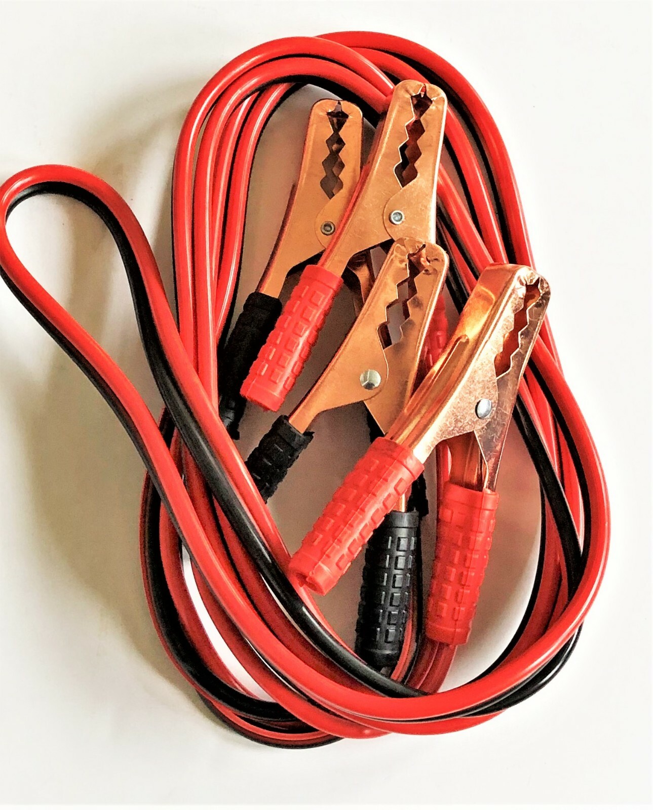 2 ATE PRO 12ft BOOSTER JUMPER CABLES 10 GAUGE CAR TRUCK BATTERY JUMP STARTER AWG