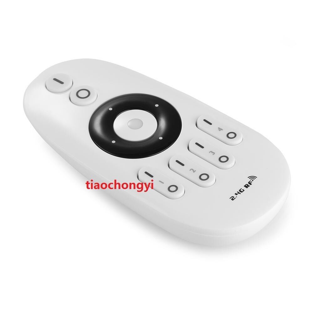 2.4G RF Wireless 4 ZONE Dimmer Remote Control for Single Color LED Light Strip