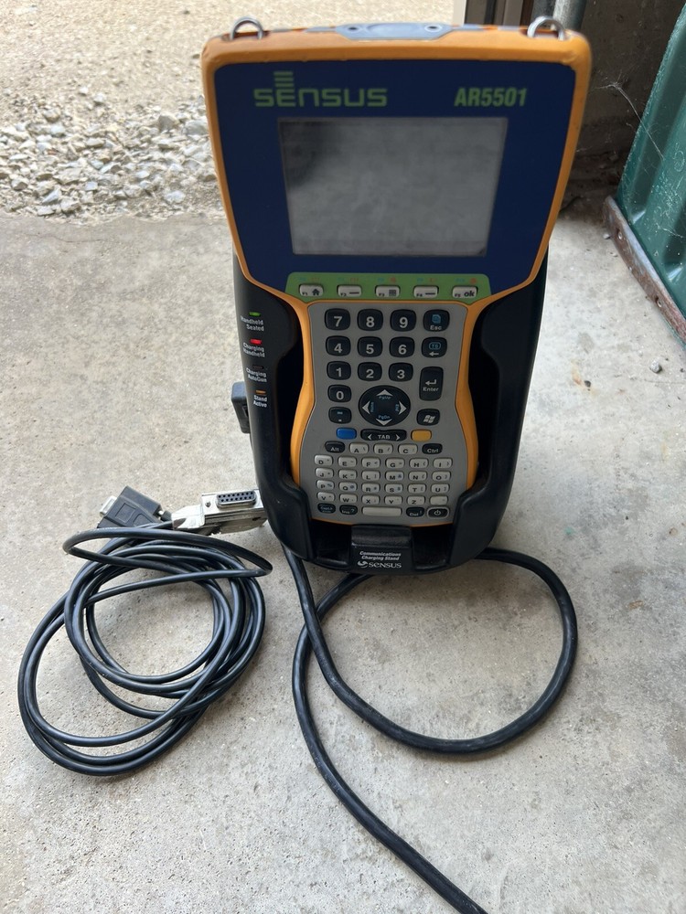 Sensus AR5501 Field Data Collector w/ Charging Cradle Works