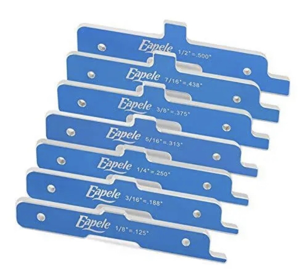 Eapele Router Table Set Up Bars Replace for PRS3400 Set of 7