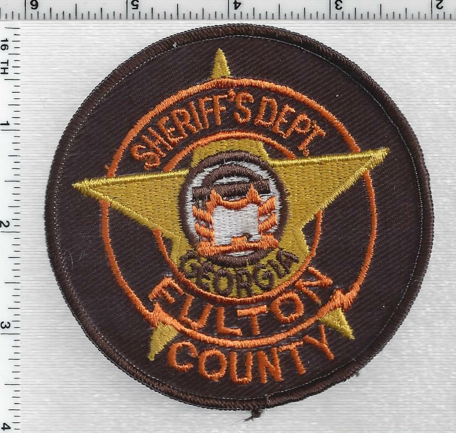 Fulton County Sheriff's Dept (Georgia) 3rd Issue Shoulder Patch
