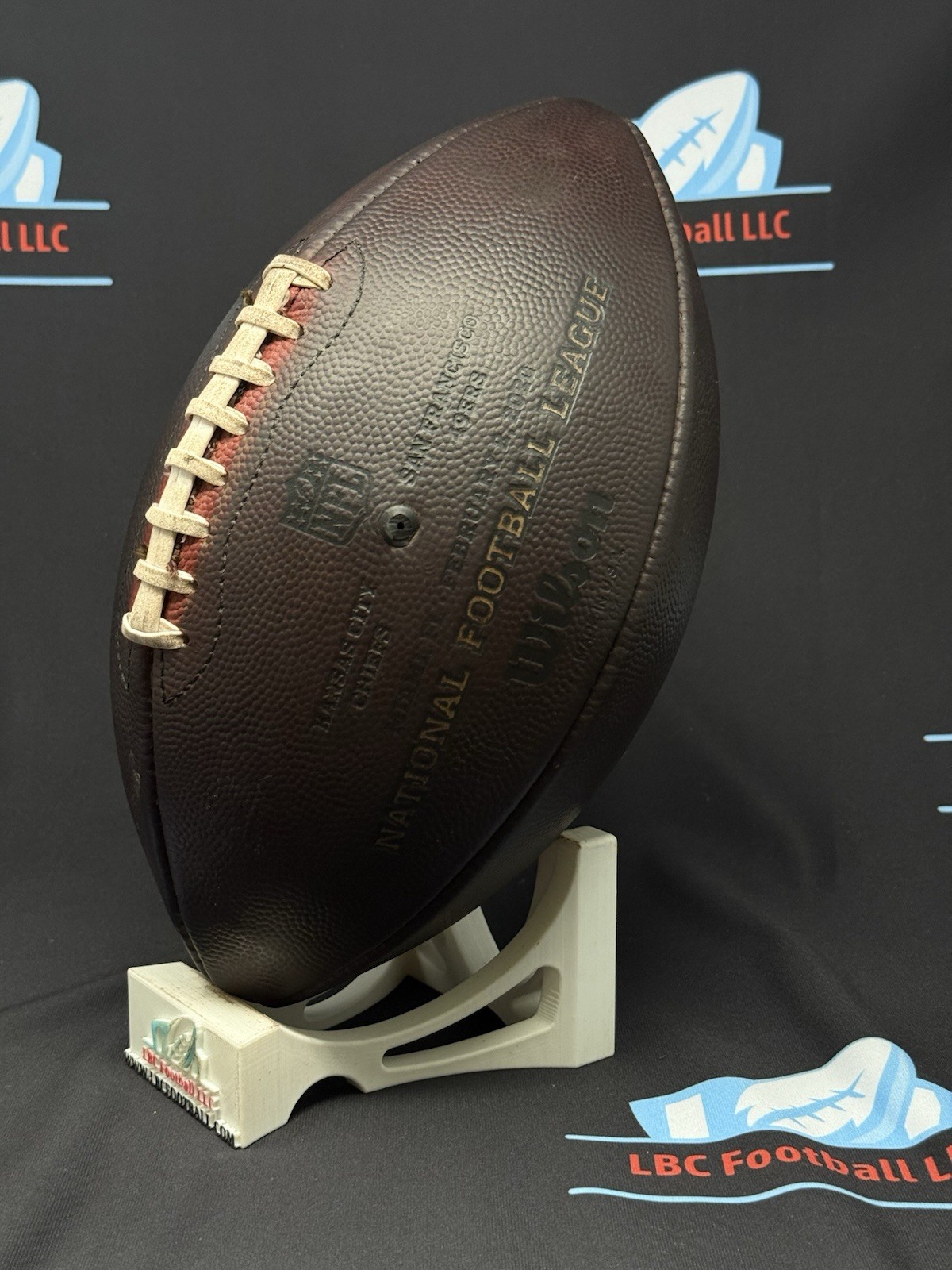 San Francisco 49ers Game Issued Super Bowl LIV Game Ball# 095 w/ 49ers COA