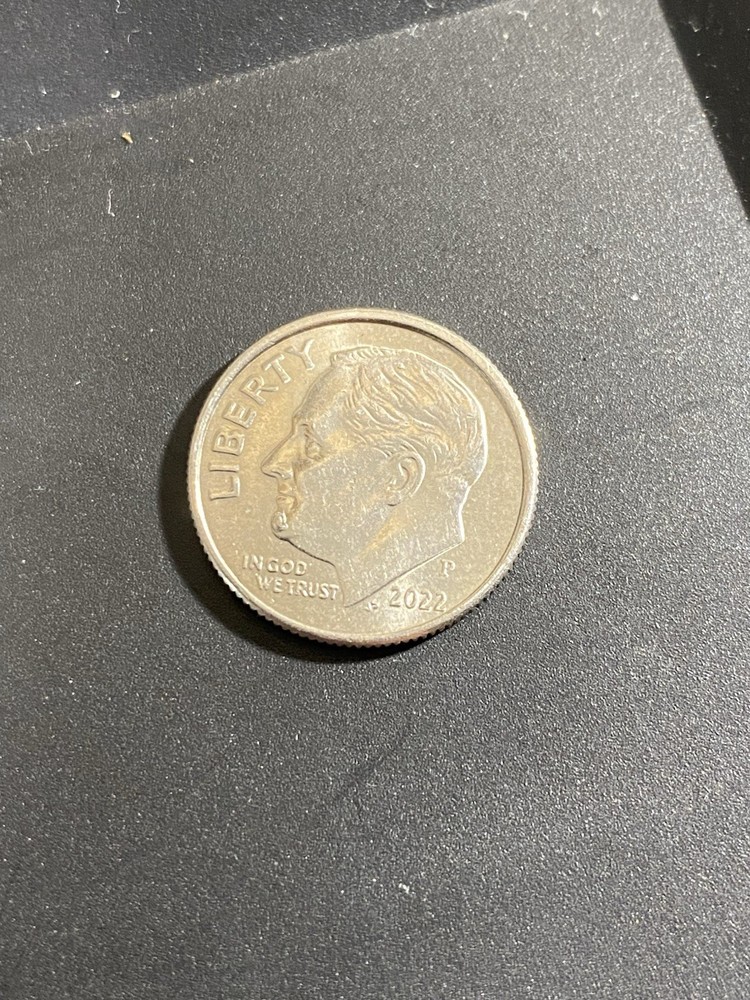 💥 2022 P Roosevelt Dime Obverse Die Break ERROR🔥