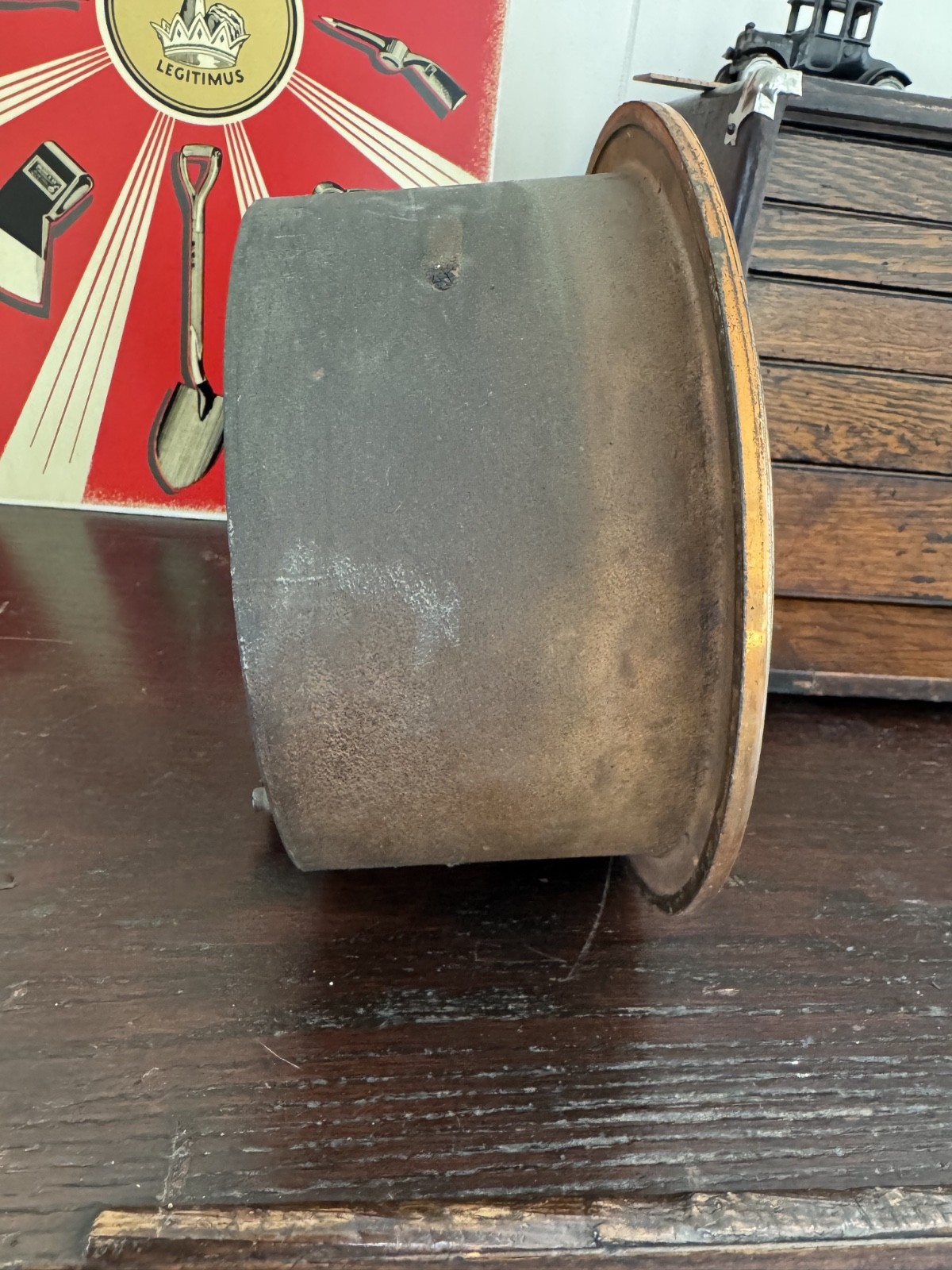 1890 WESTON Switchboard Factory AMMETER Amperage Amp Meter Panel Mount 10"