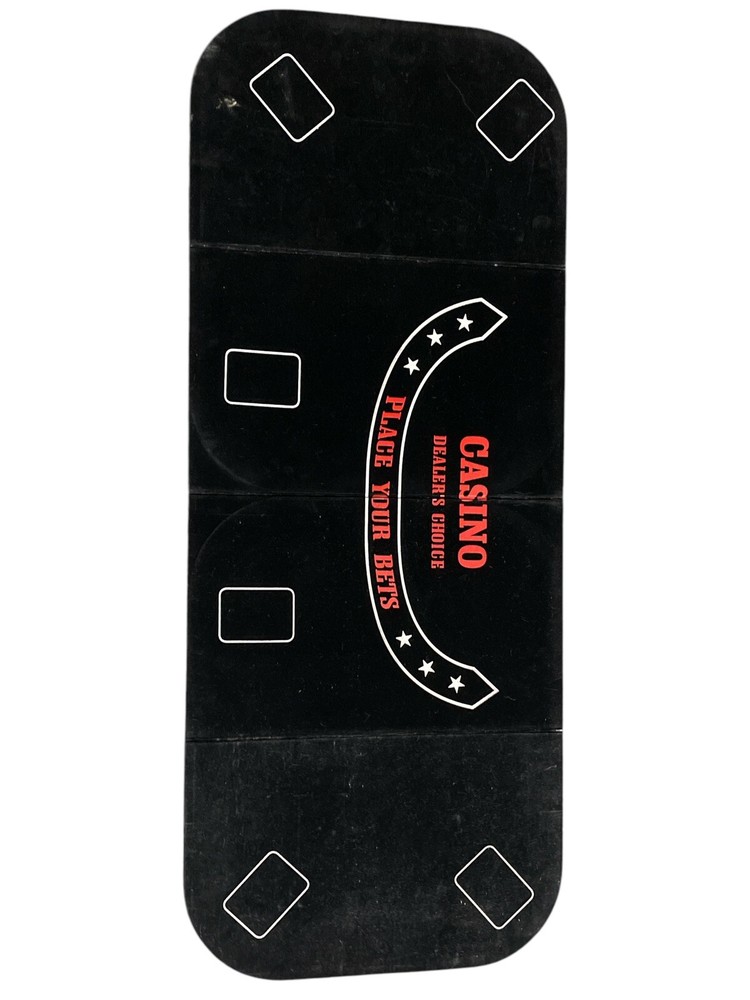 Black Velvet Casino Board Table