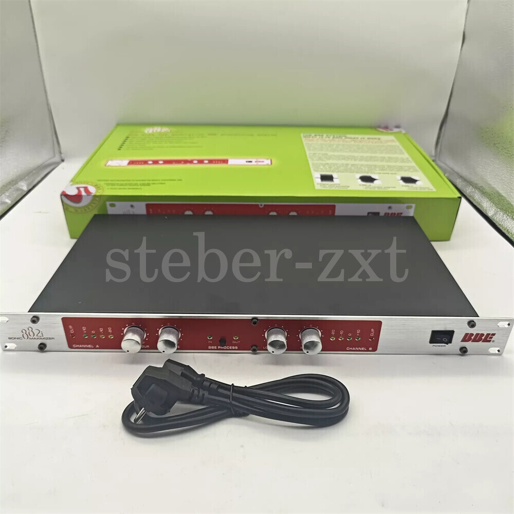For 882i BBE Sonic Maximizer Rackmount Unit 1U With 1PCS XLR Cables US