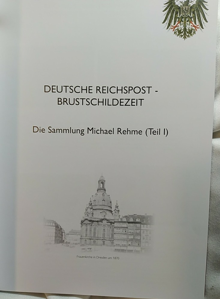 GERMAN POSTAL STAMP CATALOG REICHPOST BREAST SHIELD ISSUES BY HEINRICH KOH