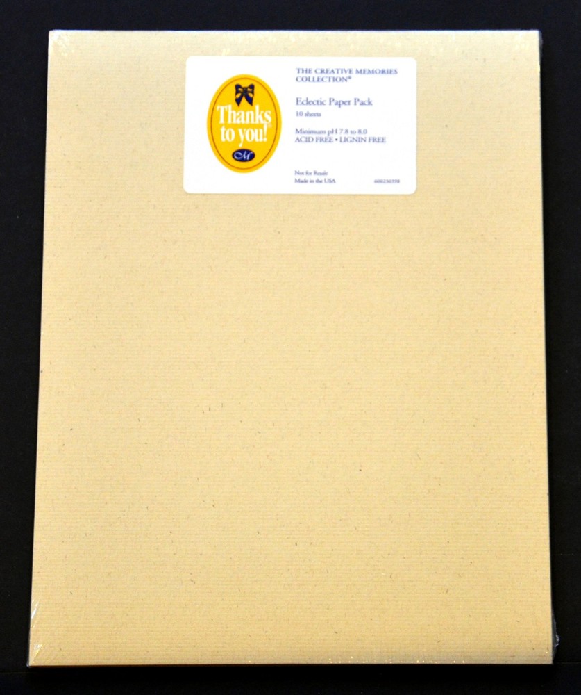 Creative Memories Eclectic Paper Pack