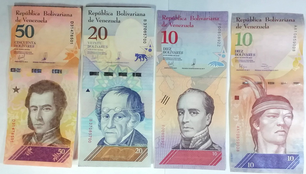 Banknotes Venezuela, 21 Notes, Various Years, UNC.