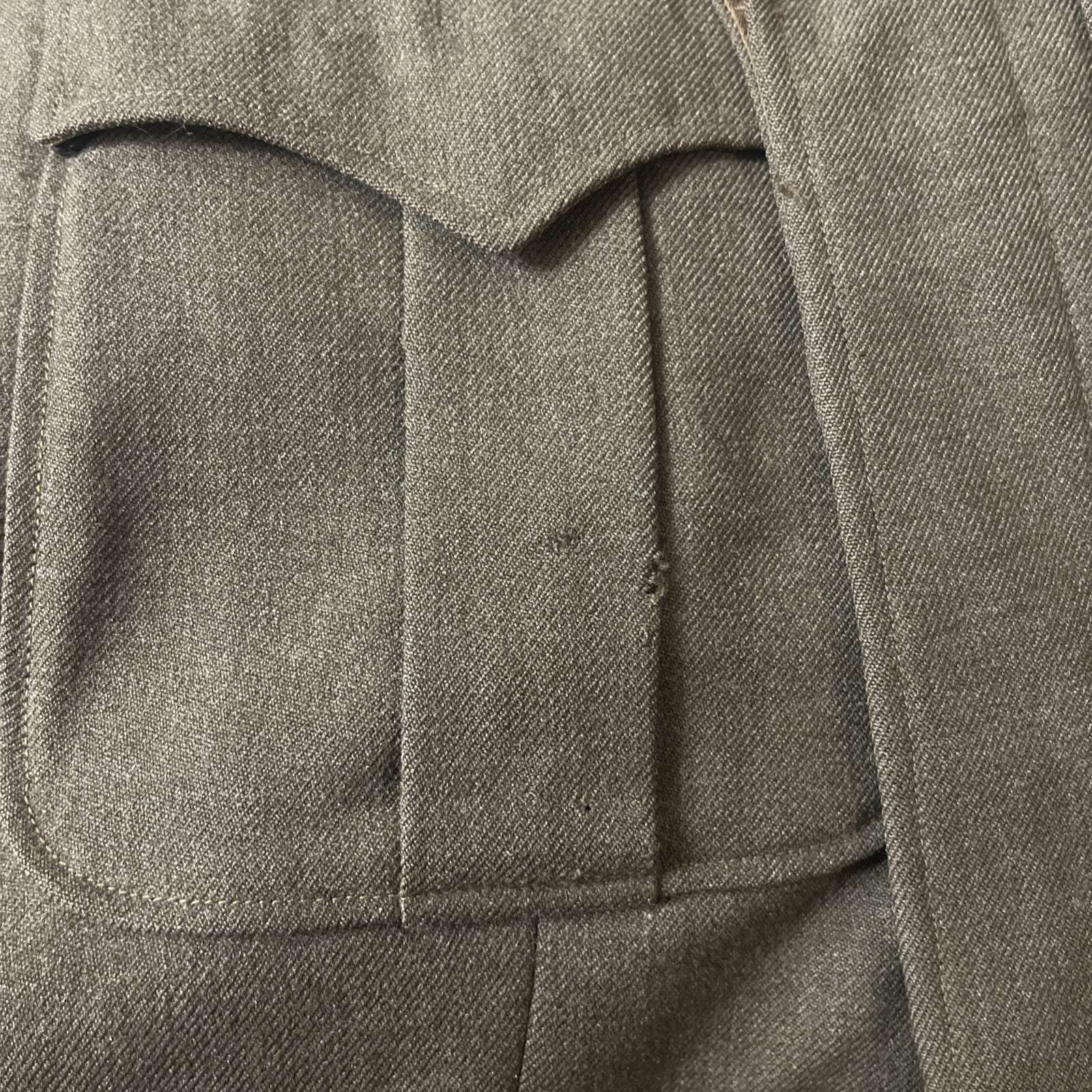 WWII Officer Ike Jacket 3rd Army Artillery Captain Sterling belt hat