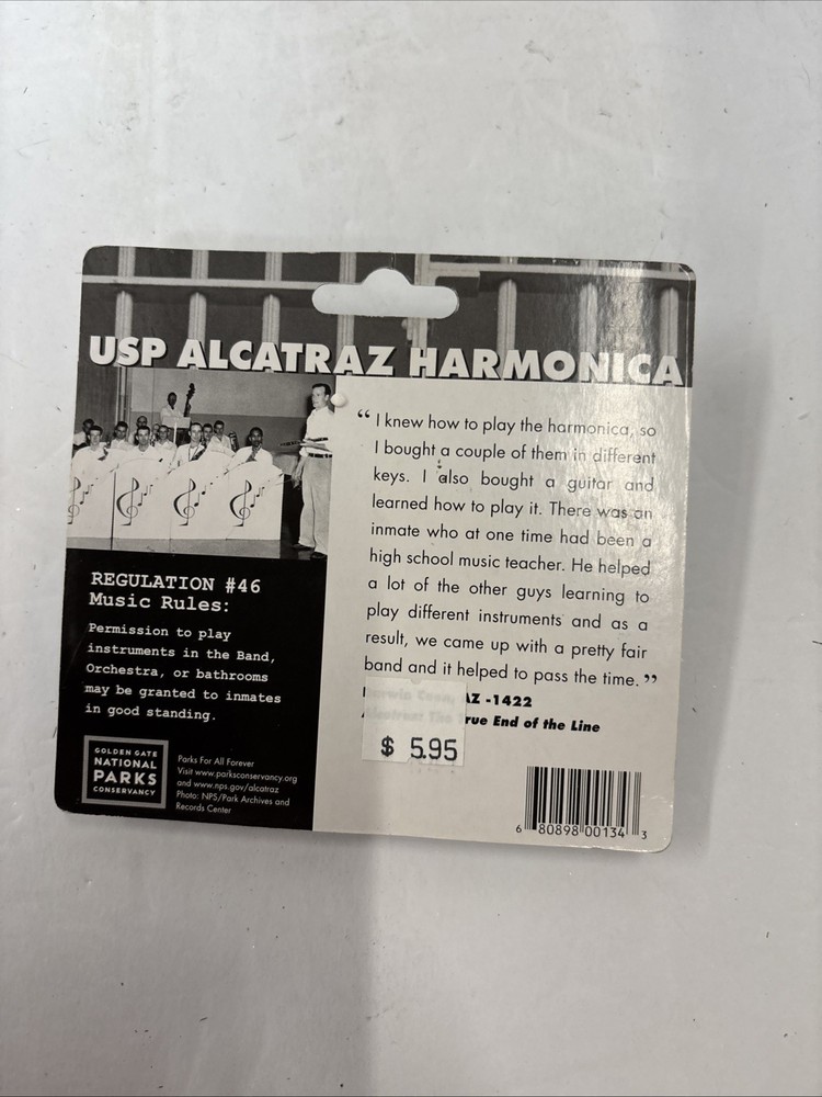 USP Alcatraz Harmonica - New / Unsealed